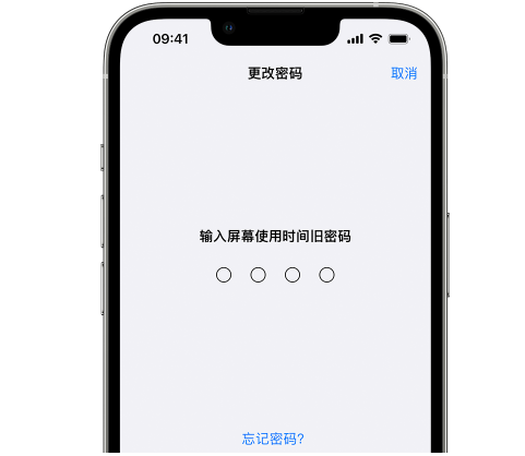 南丹iPhone屏幕维修分享iPhone屏幕使用时间密码忘记了怎么办 