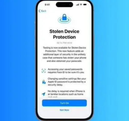 南丹苹果授权维修店分享被盗设备保护功能开启方法