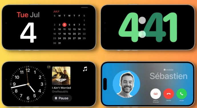 南丹苹果手机维修分享iOS17横屏充电待机显示有什么好处 