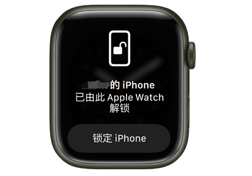 南丹苹果手机维修分享用 AppleWatch 解锁配备面容 ID 的 iPhone方法 