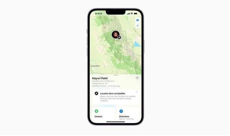 南丹苹果14维修分享iPhone14系列中 FindMy功能通过卫星分享位置方法教程 