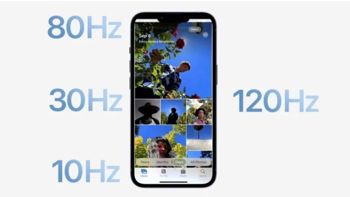 南丹苹果14维修分享iPhone 14有高刷吗 
