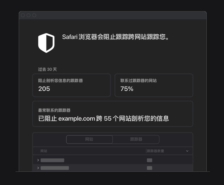 南丹苹果手机维修分享如何在 Safari 浏览器中查看和打开隐私报告 